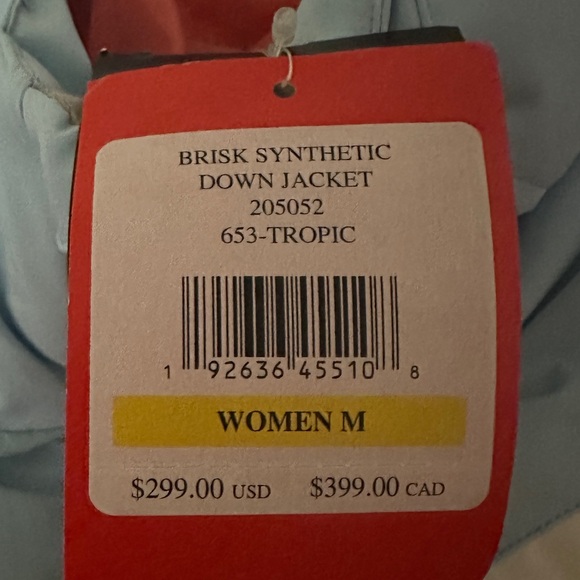 Spyder Brisk Jacket - color: “Tropic” - Picture 3 of 3